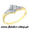 Ring gold with zircons, Jeweller shops