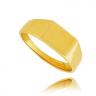 Gold signet ring