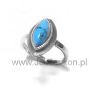 Silver ring an turguoise