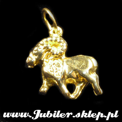 Golden sign of the zodiac - aries